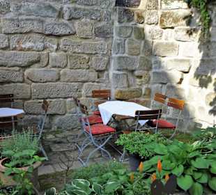 Im Garten des Ristorante Bellini