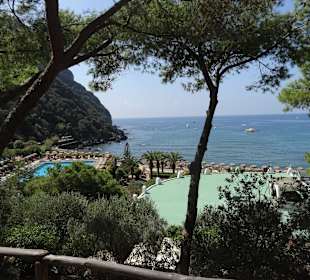 Ausblick auf den Poseidon-Garten