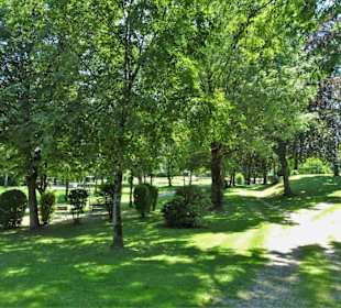 Spaziergang durch den Kurpark von Bernau