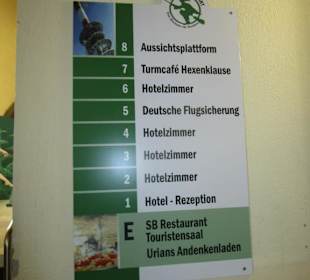 Touristensaal auf dem Brocken