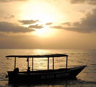 Sonnenuntergang am Strand von Negril