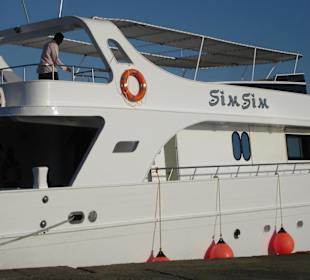 Die SimSim-Yacht, super klasse und top sauber!