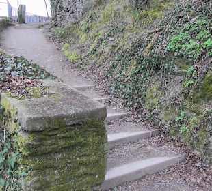 Stadtmauer- Rundweg - Weg zur Wernerkapelle