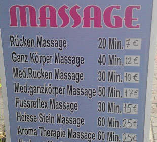 Super Massagen zu fairen Preisen