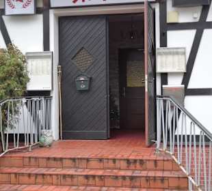 Eingang zum Restaurant Sparta