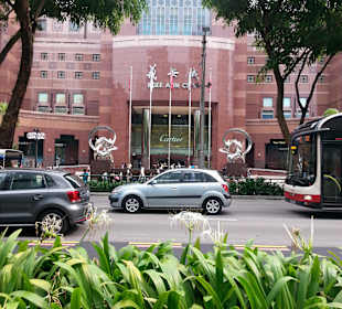 Blick auf die Orchad Road