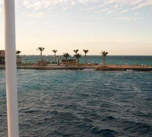 Leider müssen wir gleich wieder von Bord 