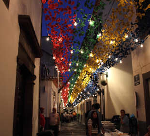 Rua de Santa Maria bei Nacht