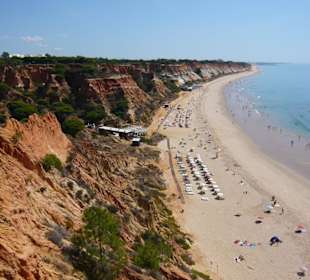 Baden an der Praia da Falesia