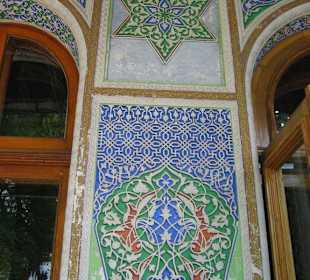 Details an der Außenfassade