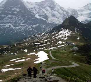 Den Eiger immer im Blick