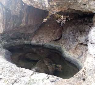 Blauer Pool, Meerwasserpool, Caló de ses Egos