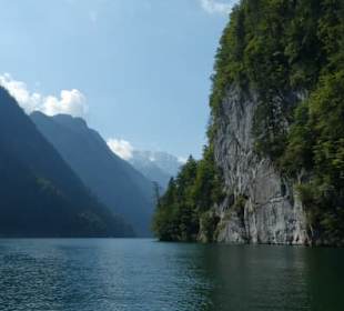 Königssee: mit dem Schiff über den Königssee