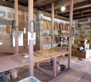 In der Ziegelproduktion des Museums