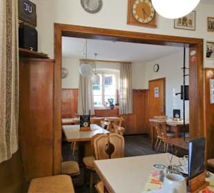 In den Gasträumen von Hübner Bräu Steinfeld