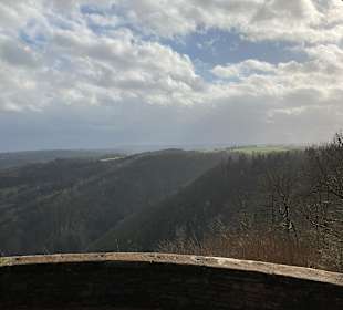 Aussichtspunkt Cloef (Blick zur Saarschleife)