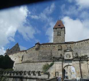 Bei der Besichtigung der Veste Coburg