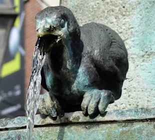 Ansichten des Hühnerdieb-Brunnens