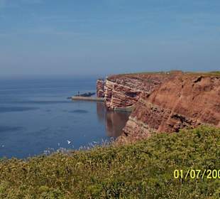 Die Küste von Helgoland