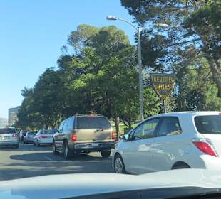 Fahrt durch Hollywood