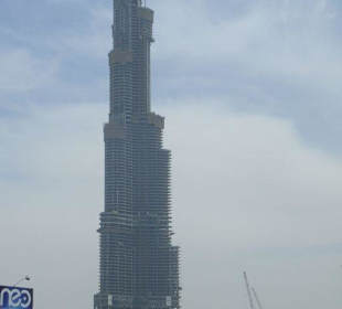 Bautenstand Burj Dubai 10. Mai 2007
