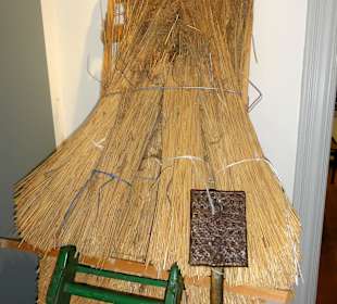 Dachdeckung mit Schilfrohr