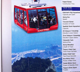 Seilbahn beim Ausflug