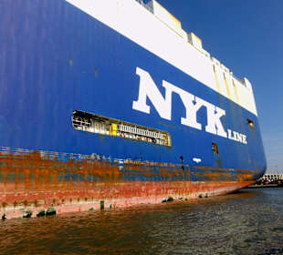 Rundfahrt durch das Autoverladeterminal