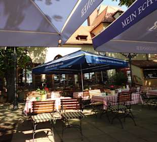 Der Biergarten des Burgkeller