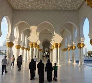Sheikh Zayed Moschee in Abu Dhabi