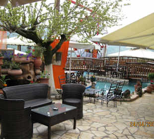 Aussenbereich des Cafes vom TierPark