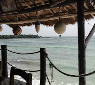 Vom Restaurant, Blick über das Meer
