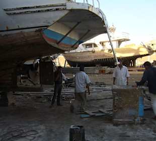 Alte Schiffswerft in Hurghada