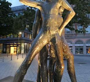 Die Skulpturengruppe mit dem Oecher Klenkes