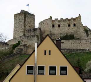 Blick auf die Burg vom Ort aus