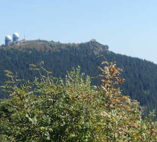 Blick vom Kleinen Arber zum Großen Arber