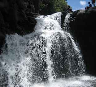 Wasserfall in der Nähe Ile aux Cerfs