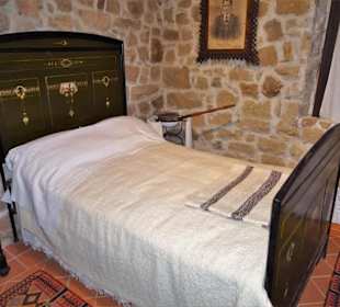 Historisches Schlafzimmer im Museo Etnografico