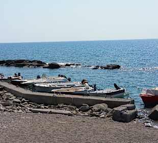 Strand vom Bähnchen aus gesehen