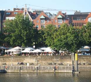 Bremen - Weserpromenade Schlachte