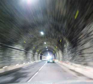 Kurz vor der Ausfahrt