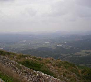 Blick von höchsten Berg Monte Toro