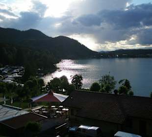 Sonnenuntergang am Klopeiner See