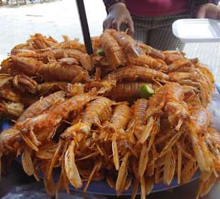 Die am Strand verkauften "Lobster" sind lecker