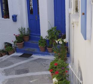 Kleine Gassen auf der Vulkaninsel Nisyros