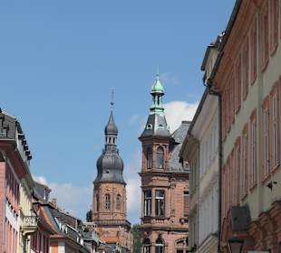 Unterwegs in der Heidelberger Altstadt