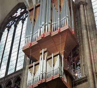 Eine der Orgeln des Kölner Domes