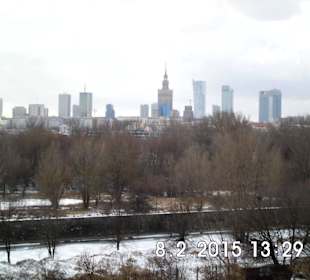 Warszawski Skyline z praskiej strony.