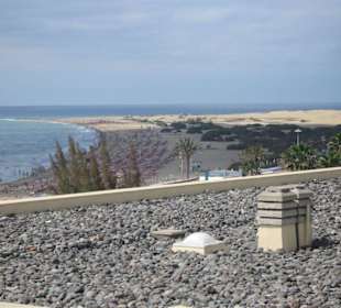 Blick auf den Strand