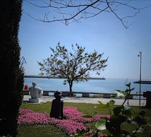 Blick zum Meer in Balcik